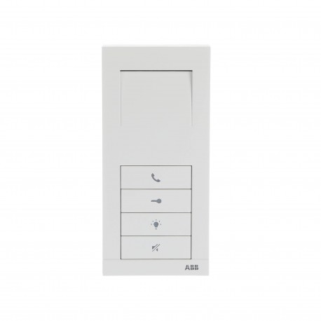 Niessen 2TMA210050W0016 Teléfono manos libres, 4 puls. blanco